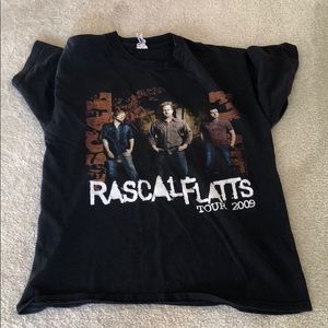Rascal Flatts 2009 concert shirt